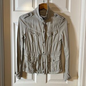 Talula Light Gray Utility Jacket